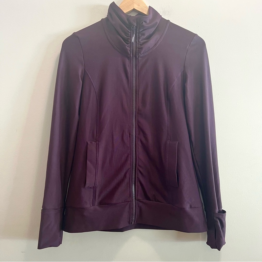 Mondetta Women's Small Full-Zip Active Jacket Purple Maroon